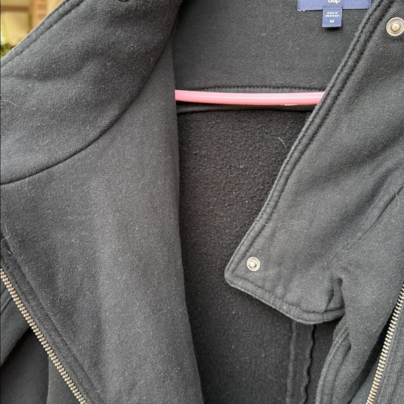 Gap Motorcycle Jacket Style Sweatshirt - Picture 6 of 6